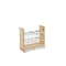 Rev-A-Shelf Maple Veneer, Light Brown, 8 in W, 19.5 in H, 21.66 in D, 21.65 in L, Light Brown 447-BCBBSC-8C - alternate 1